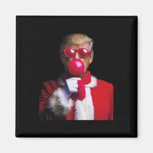 Aimant Chemise rose Trump Bubble Gum 2024 Préside Noël