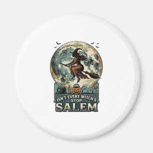 Aimant Chemise Sorcière de Salem Gravure Vintage Humour É