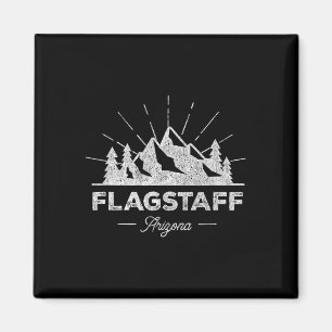 Aimant Chemise T Flagstaff Arizona Az Vintage Randonnée R