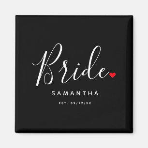 Aimant Chemise T Mariée Élégante pour Mariage
