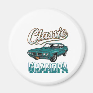 Aimant Chemise T-shirt de conception de voiture vintage d