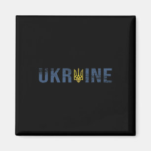 Aimant Chemise Ukraine Tryzub Trident Zelensky Emblème Mi