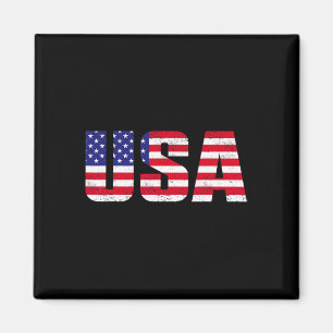 Aimant Chemise Usa Drapeau Américain Patriotique Hommes F