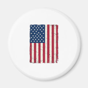 Aimant Chemise vectorielle du drapeau américain en détres