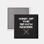 Aimant Chemise Vidéo King Of The Beach Noobs (Recto/Verso)
