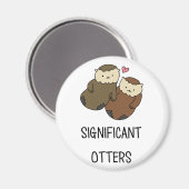 Aimant Chemises, accessoires pour couple, OTTERS SIGNIFIC (Recto/Verso)