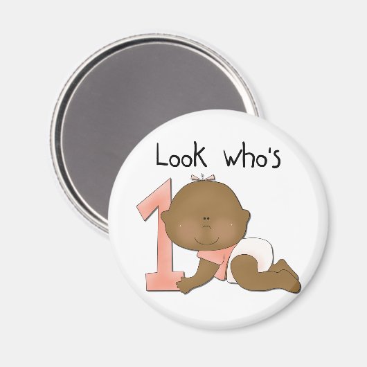 Aimant Chemises afro-américaines 1er anniversaire (Recto/Verso)