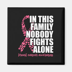 Aimant Chemises contre le cancer du sein pour la famille