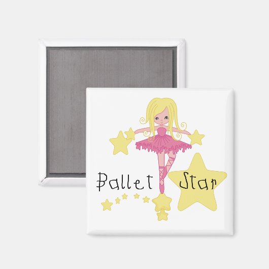Aimant Chemises et cadeaux Ballet Star (Recto/Verso)