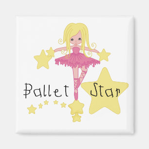 Aimant Chemises et cadeaux Ballet Star