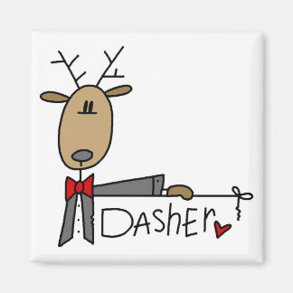 Aimant Chemises et cadeaux Dasher Reindeer