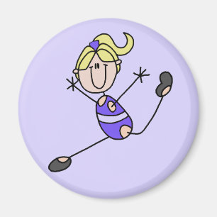 Aimant Chemises et Cadeaux de Gymnastique pour Fille Blon
