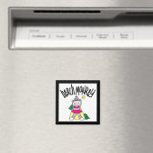 Aimant Chemises et cadeaux de singe de plage (In Situ (Lave-vaisselle))