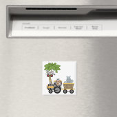 Aimant Chemises et cadeaux de train singe et hippo (In Situ (Lave-vaisselle))