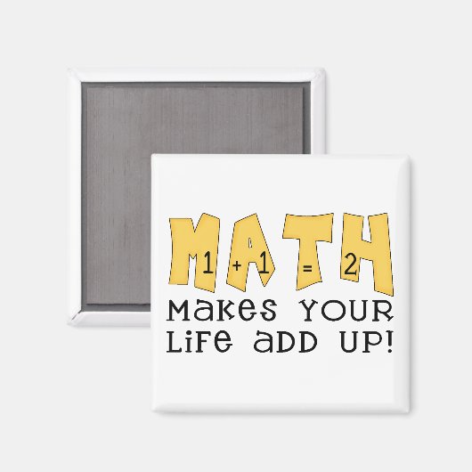 Aimant Chemises et cadeaux en mathématiques (Recto/Verso)