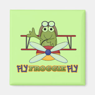 Aimant Chemises et cadeaux Fly Froggie Fly