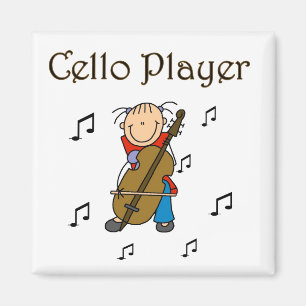 Aimant Chemises et Cadeaux pour Joueurs de Violoncelle