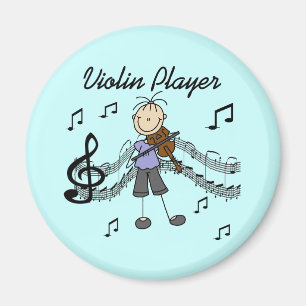 Aimant Chemises et Cadeaux pour Joueuse de Violon en Bâto