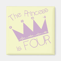 Chemises Princess Crown 4th Birthday