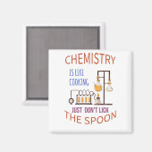 Aimant Chemistry est cooking just don't lick the spoo (Recto/Verso)