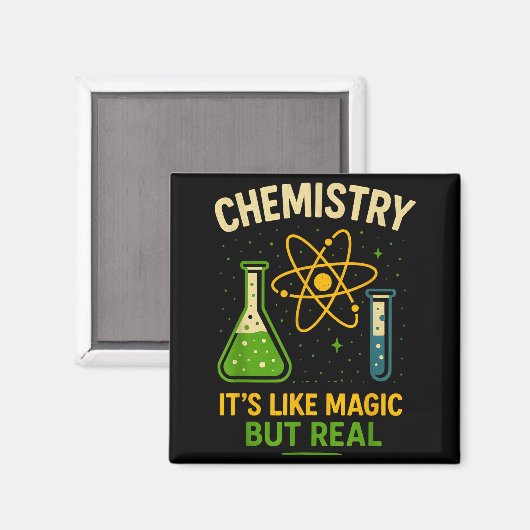 Aimant Chemistry It’s Like Magic Funny Science Teacher St (Recto/Verso)