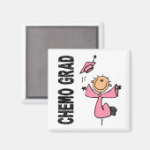 Aimant CHEMO rose GRAD 1 (Cancer du sein) (Recto/Verso)