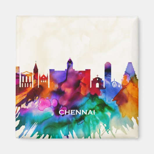 Aimant Chennai Skyline (Devant)