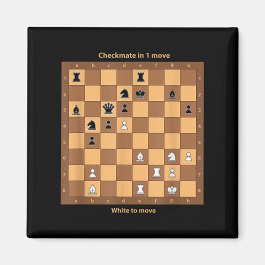 Aimant Chèque, Jouer Aux Citations D'Échecs Graphique De (Devant)