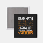 Aimant Cher Math Augmente Et Résoudre Vos Propres Problèm (Recto/Verso)