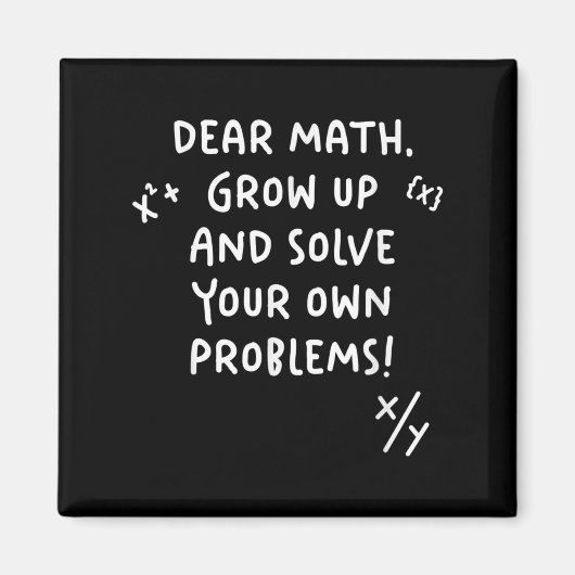 Aimant Cher Math Augmente Et Résoudre Vos Propres Problèm (Devant)