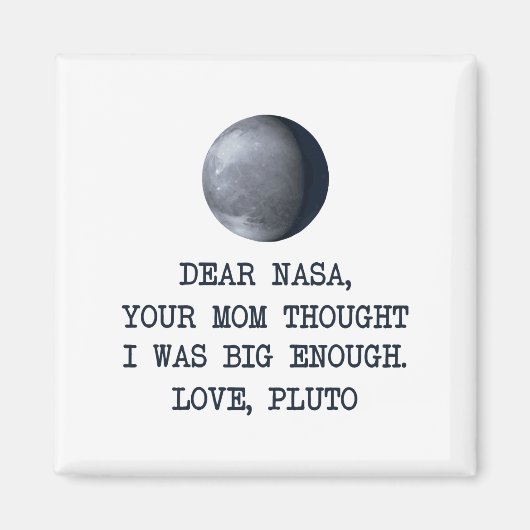 Aimant Cher Nasa Love Pluto (Devant)