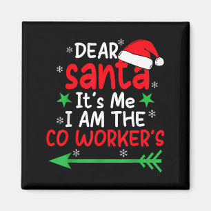 Aimant Cher Père Noël C'est La Faute De Mon Collègue Je S
