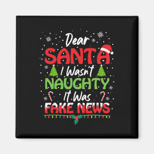Aimant Cher Père Noël Je n'étais pas vilain C'était de fa