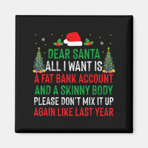 Aimant Cher Père Noël, tout ce que je veux, c'est un comp