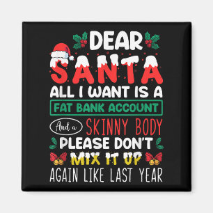 Aimant Cher Père Noël, Tout Ce Que Je Veux, C'Est Un Comp