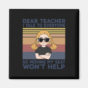 Aimant Cher Professeur, Je Parle À Tout Le Monde Qui Dépl