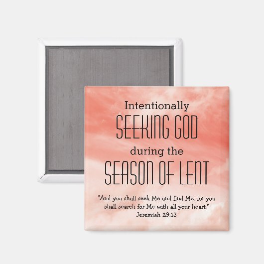 Aimant CHERCHER SUR MESURE DIEU Lent (Recto/Verso)