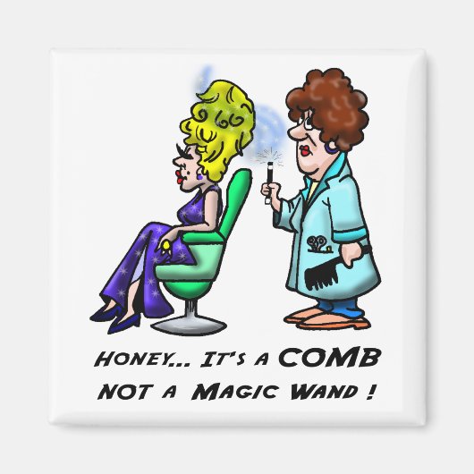 Aimant Chérie...C'est un peigne (Devant)