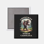 Aimant Cherokee Caroline du Nord (Recto/Verso)
