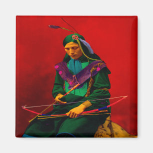 Aimant Cherokee Indian Pop Art