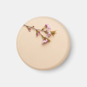 Aimant Cherry Blossom and Daisy Background (Devant)