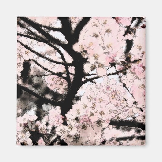 Aimant Cherry Blossom édité (Devant)