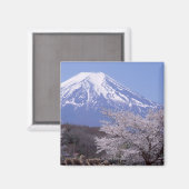 Aimant Cherry Blossom et le mont Fuji (Recto/Verso)
