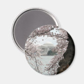 Aimant Cherry Blossom Washington DC (Recto/Verso)