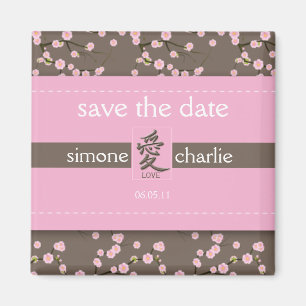 Aimant Cherry Blossom Wedding Favor