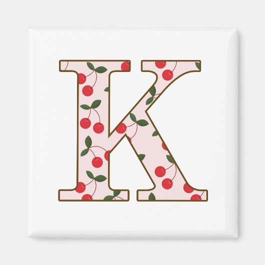 Aimant Cherry K (Devant)