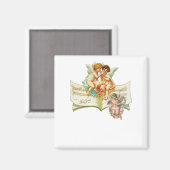 Aimant chérubins d'ange de musique (Recto/Verso)