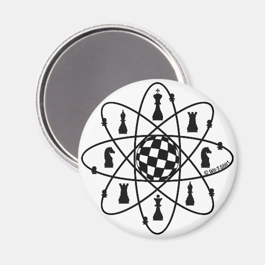Aimant Chess Atom - Chess Matters (Recto/Verso)