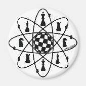 Aimant Chess Atom - Chess Matters (Devant)