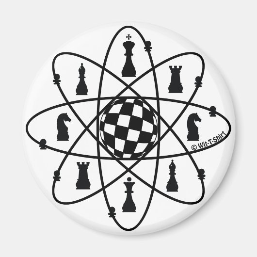 Aimant Chess Atom - Chess Matters (Devant)